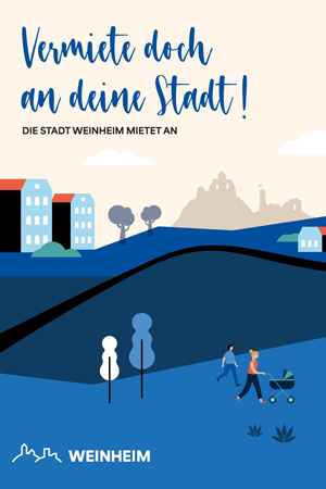 Front des Flyers Vermiete doch an deine Stadt