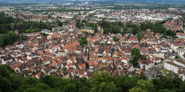 Blick auf Weinheim