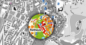 Stadtplan von Weinheim