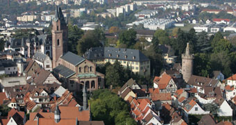 Foto von Weinheims Stadtübersicht