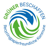Logo Recyclingpapierfreundliche Kommune