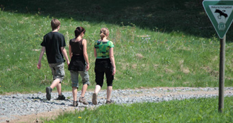 Wanderer auf dem Neckarsteig