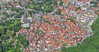 Luftbild der Innenstadt